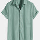Cassian - Sommer Polyester Set: Lebendiges Streifen Shirt & Trendy Shorts