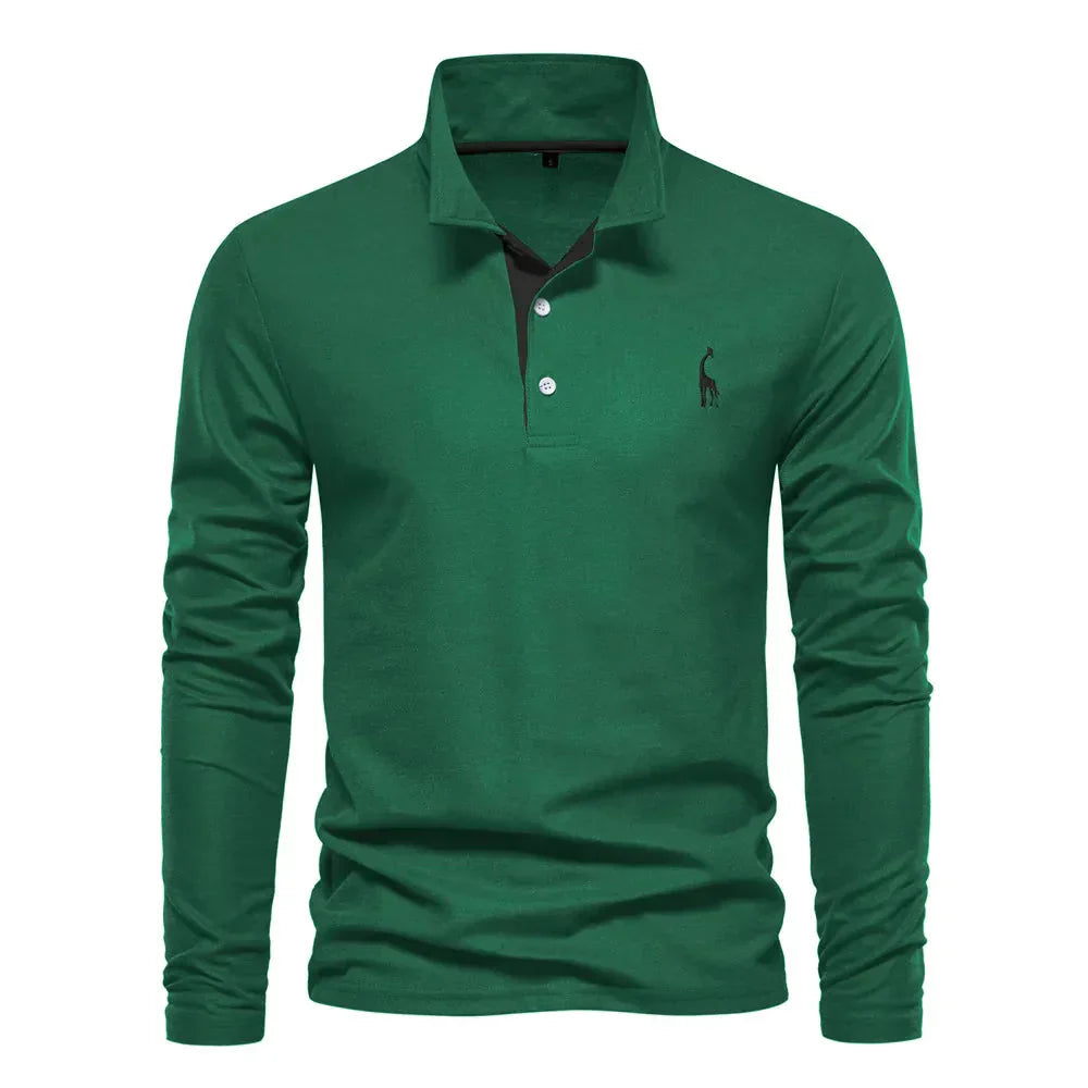 Poloshirt für Herren mit langen Ärmeln - Felix, Sommer 2025 Edition