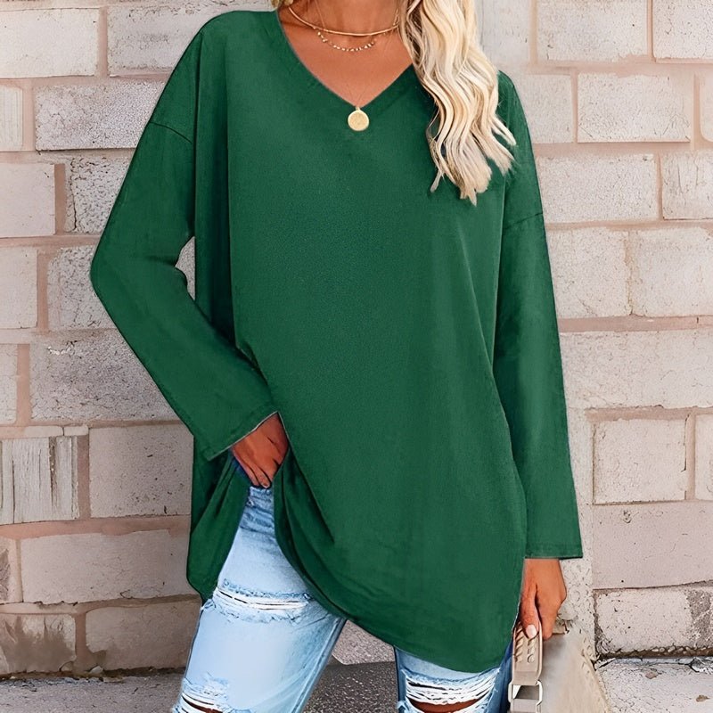 Damen Sommerpullover mit V-Ausschnitt - Lucinda