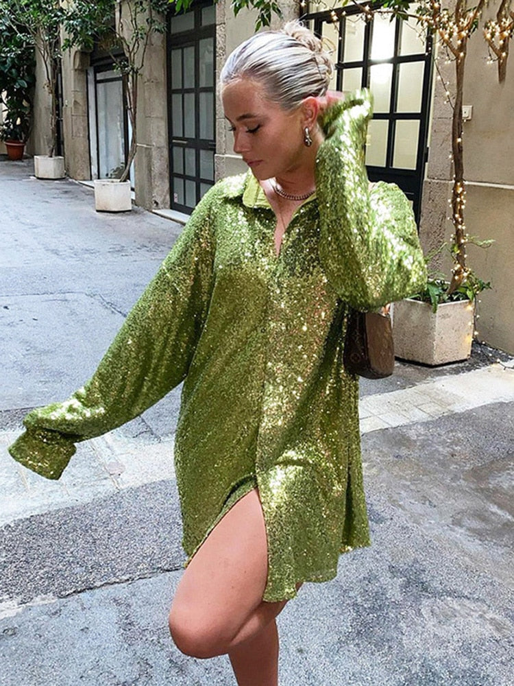 GlitteryDress | Sommer 2025 Oversize-Shirt für Damen