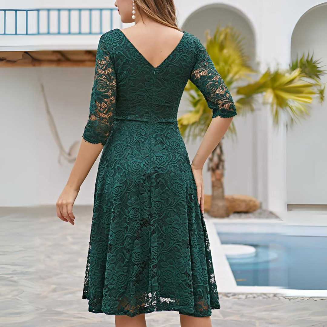 Jenny Frühlingskleid mit 3/4-Ärmeln für 2025