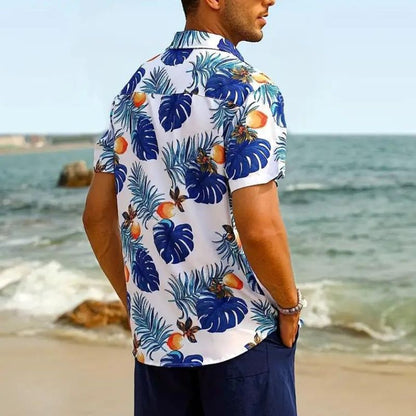 Strandhemd | Hawaii-Hemd mit kurzen Ärmeln für Frühling 2025