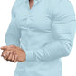 Slim-Fit Herrenhemd für Frühling 2025 – Knitterfrei – David