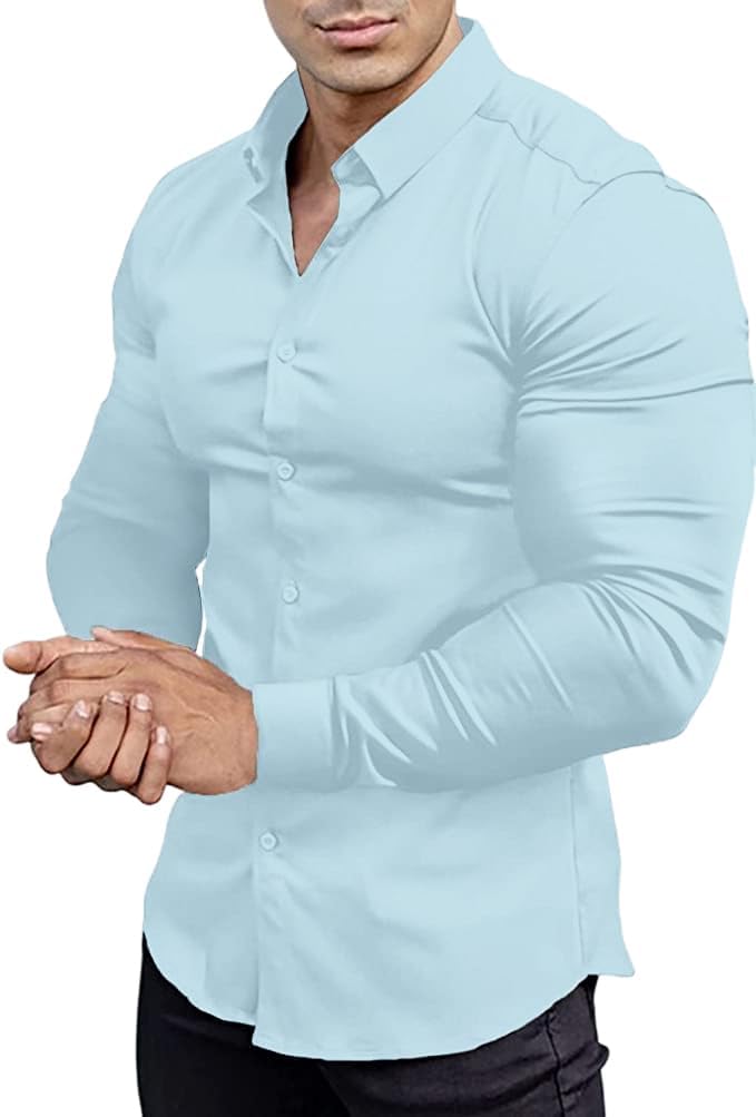 Slim-Fit Herrenhemd für Frühling 2025 – Knitterfrei – David