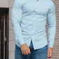 Slim-Fit Herrenhemd für Frühling 2025 – Knitterfrei – David
