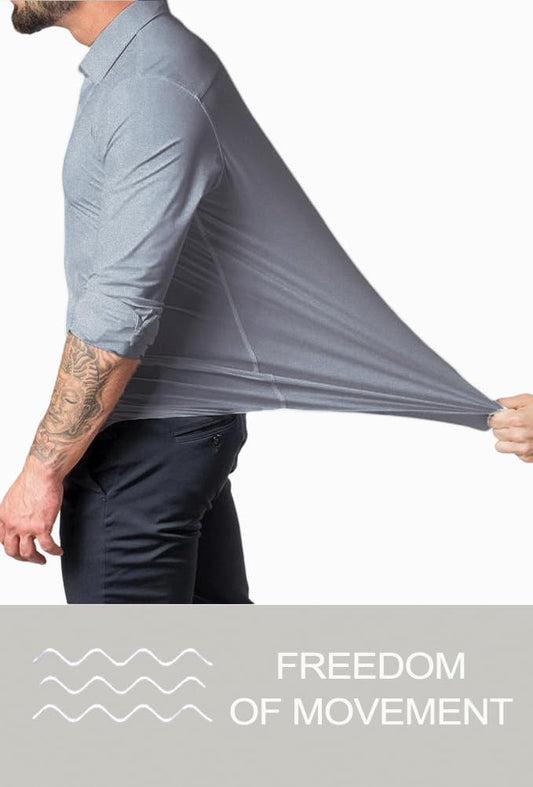 Slim-Fit Herrenhemd für Frühling 2025 – Knitterfrei – David