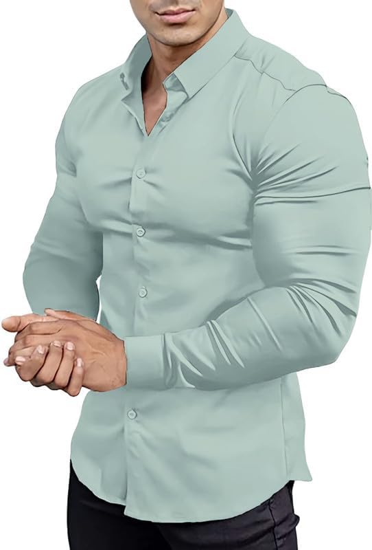 Slim-Fit Herrenhemd für Frühling 2025 – Knitterfrei – David