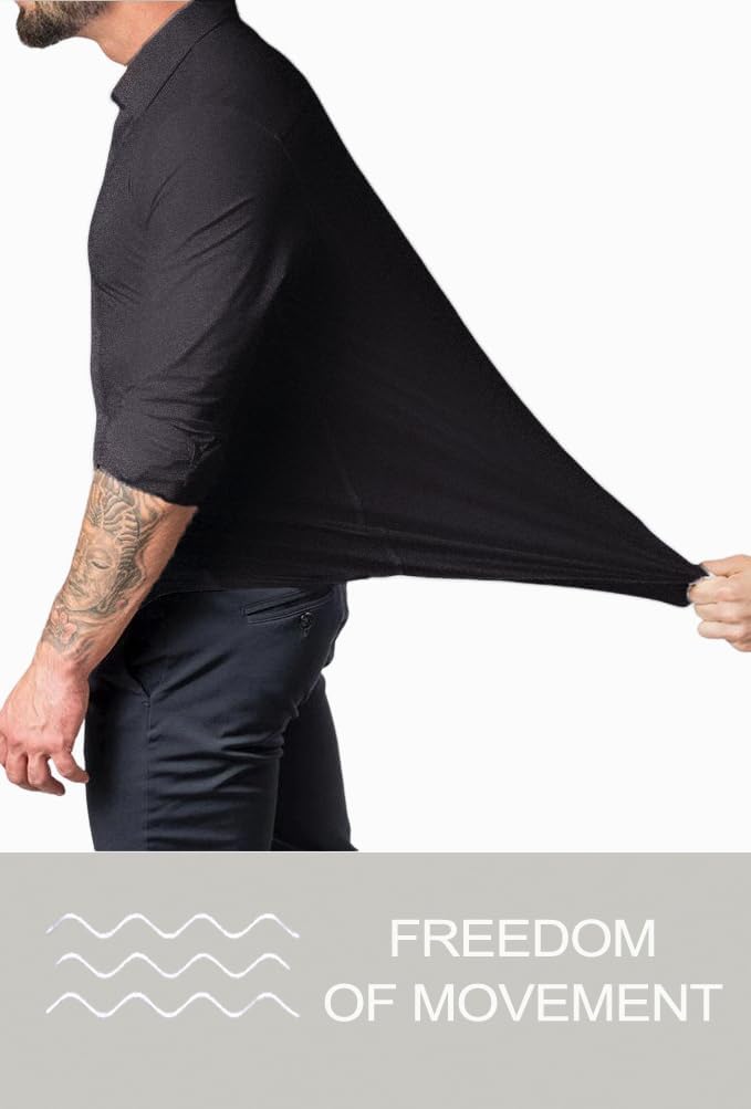 Slim-Fit Herrenhemd für Frühling 2025 – Knitterfrei – David