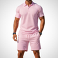 Lässiges Poloshirt- und Shorts-Set für Herren – Enrico