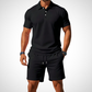 Lässiges Poloshirt- und Shorts-Set für Herren – Enrico