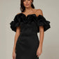 Bayona - Glamouröses langes Abendkleid mit Volants für Frauen