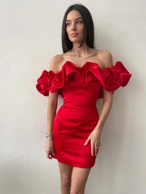 Bayona - Glamouröses langes Abendkleid mit Volants für Frauen
