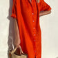 Ava – hemdblusenkleid aus leinen