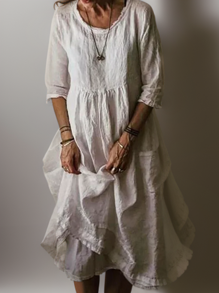 Agatha | Damen Leinen Kleid