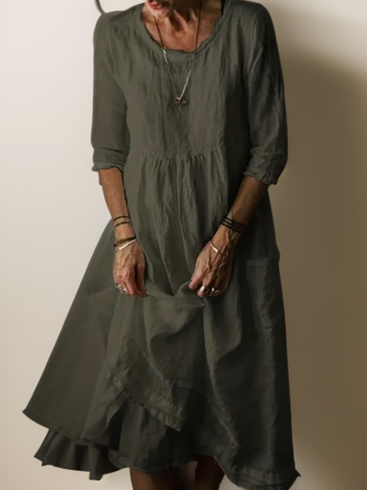 Agatha | Damen Leinen Kleid