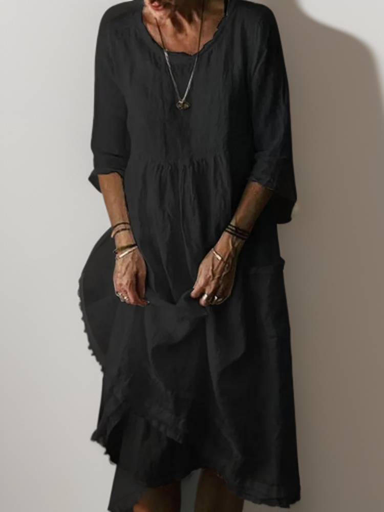 Agatha | Damen Leinen Kleid