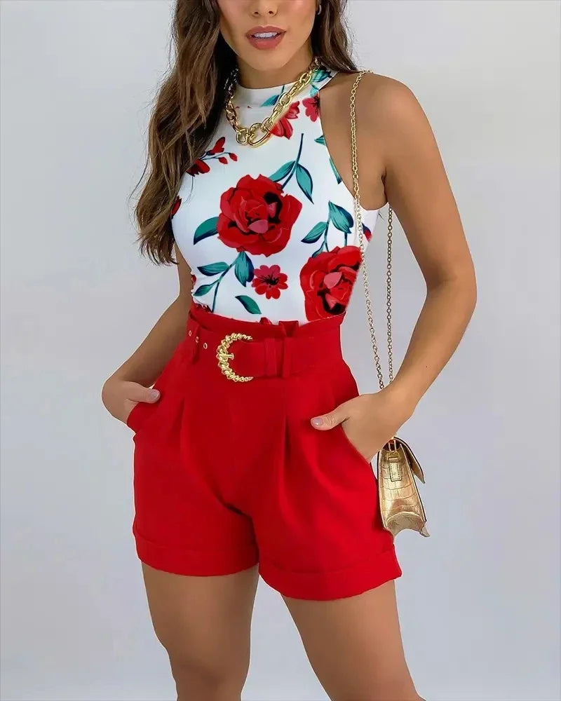 Zweiteiliges Sommer Set Damen – Florina
