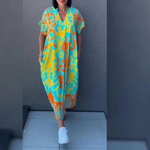 Elegantes Blumen-Kleid für Damen im romantischen Stil - Kelyan