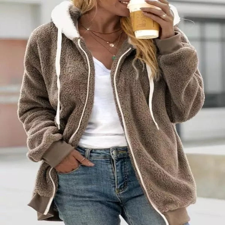 WW | Lässige Plüsch-Sweatshirt