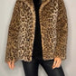 Valentina - Klassischer Damen Wintermantel Mit Leopardenmuster