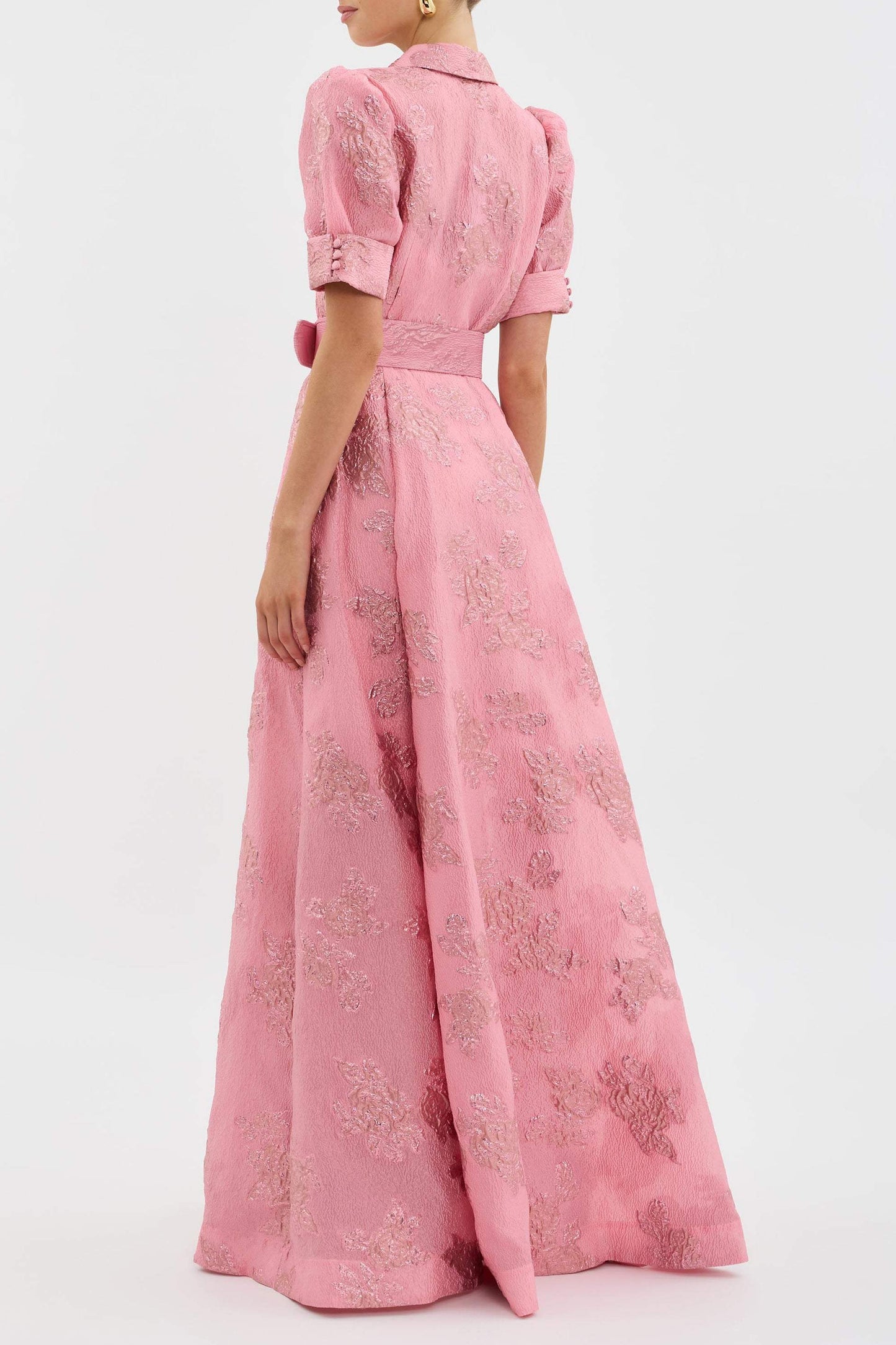 Damen Maxikleid mit Puffärmeln für den Sommer