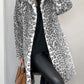 Valentina - Klassischer Damen Wintermantel Mit Leopardenmuster