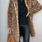 Valentina - Klassischer Damen Wintermantel Mit Leopardenmuster