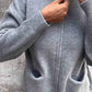 Aurora - Baumwollstrickjacke Mit Reißverschluss