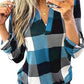 Stilvolle Frühlings-Casual-Karierte Damenbluse - Lara