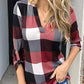 Stilvolle Frühlings-Casual-Karierte Damenbluse - Lara