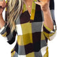 Stilvolle Frühlings-Casual-Karierte Damenbluse - Lara