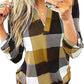 Stilvolle Frühlings-Casual-Karierte Damenbluse - Lara