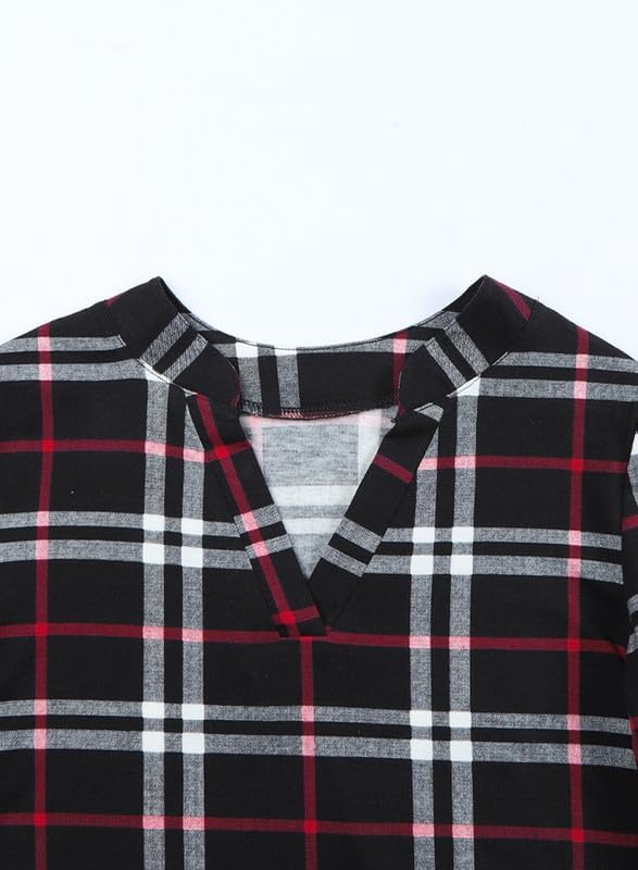Stilvolle Frühlings-Casual-Karierte Damenbluse - Lara
