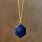 Lapis-Lazuli-Hexagon-Halskette – Amarielle