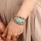 Amazonit Meeresblau-Wickelarmband – Marina
