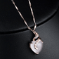 Opal-Herz-Halskette – Calista