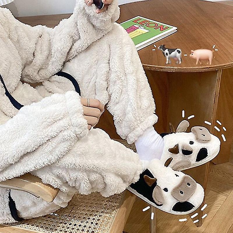 Sommer 2025 Damen Kuhpantoffeln