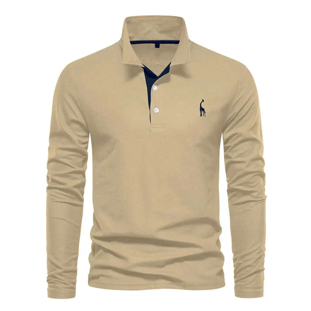 Poloshirt für Herren mit langen Ärmeln - Felix, Sommer 2025 Edition