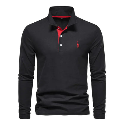 Poloshirt für Herren mit langen Ärmeln - Felix, Sommer 2025 Edition