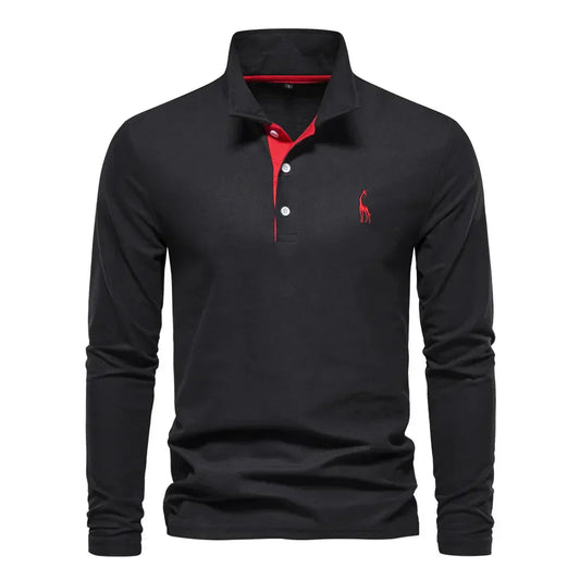 Poloshirt für Herren mit langen Ärmeln - Felix, Sommer 2025 Edition