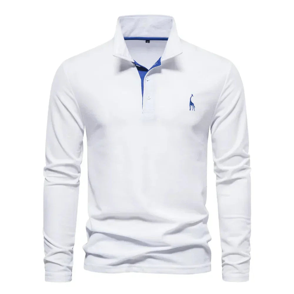 Poloshirt für Herren mit langen Ärmeln - Felix, Sommer 2025 Edition