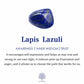 Anti-Angst Amethyst, Lepidolith und Lapislazuli Armband - Aurora