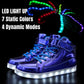 Trendige LED-Sneakers mit wiederaufladbarer Beleuchtung – LumaBoost