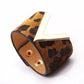 Wickelarmband aus Leopardenleder