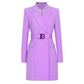 Stilvolles Einfarbiges Blazer-Kleid - Celeste