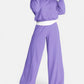 Zweifarbige Hoodie-Set mit Weiten Hosenbeinen - Isabelle