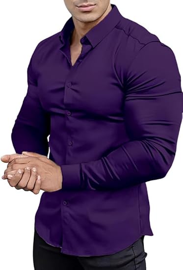 Slim-Fit Herrenhemd für Frühling 2025 – Knitterfrei – David