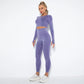 Damen-Yoga-Set für den Sommer 2025 mit Cropped-Top - Nahtlos - Nova
