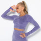 Damen-Yoga-Set für den Sommer 2025 mit Cropped-Top - Nahtlos - Nova