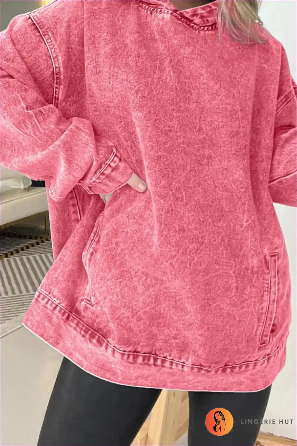 WW | Schickes Casual Denim Hoodie – Mühelos Cool